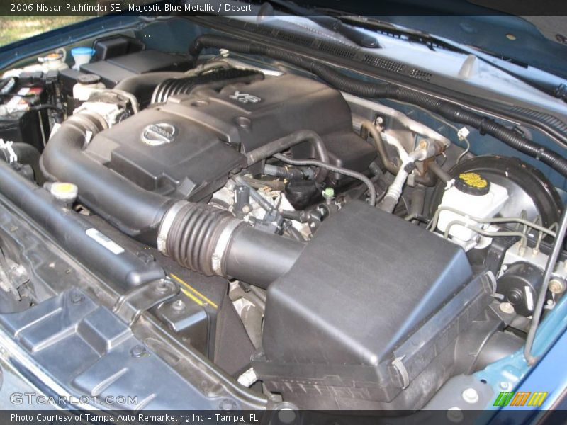 Majestic Blue Metallic / Desert 2006 Nissan Pathfinder SE