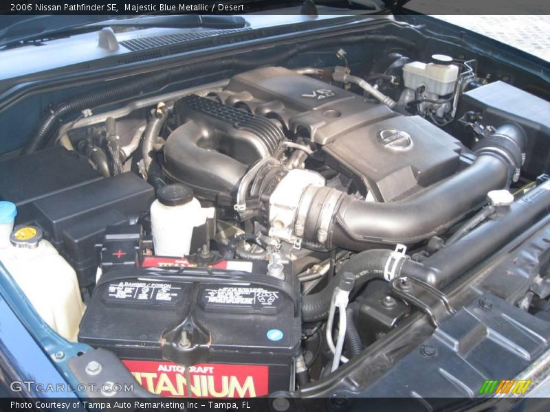 Majestic Blue Metallic / Desert 2006 Nissan Pathfinder SE