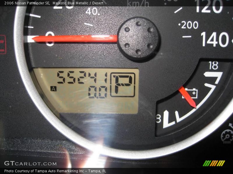 Majestic Blue Metallic / Desert 2006 Nissan Pathfinder SE