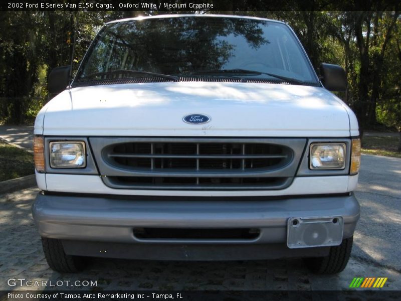 Oxford White / Medium Graphite 2002 Ford E Series Van E150 Cargo