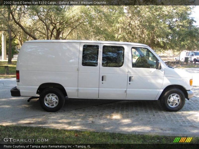 Oxford White / Medium Graphite 2002 Ford E Series Van E150 Cargo