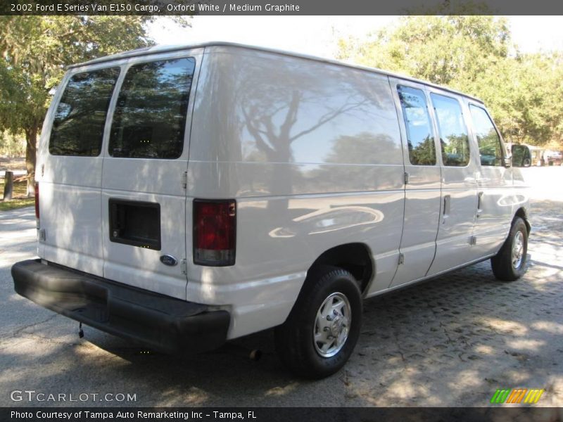 Oxford White / Medium Graphite 2002 Ford E Series Van E150 Cargo