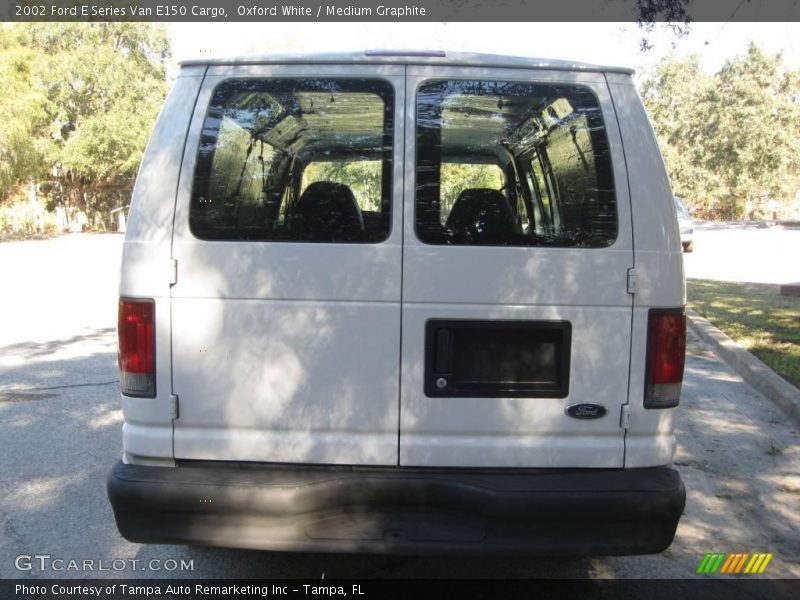 Oxford White / Medium Graphite 2002 Ford E Series Van E150 Cargo