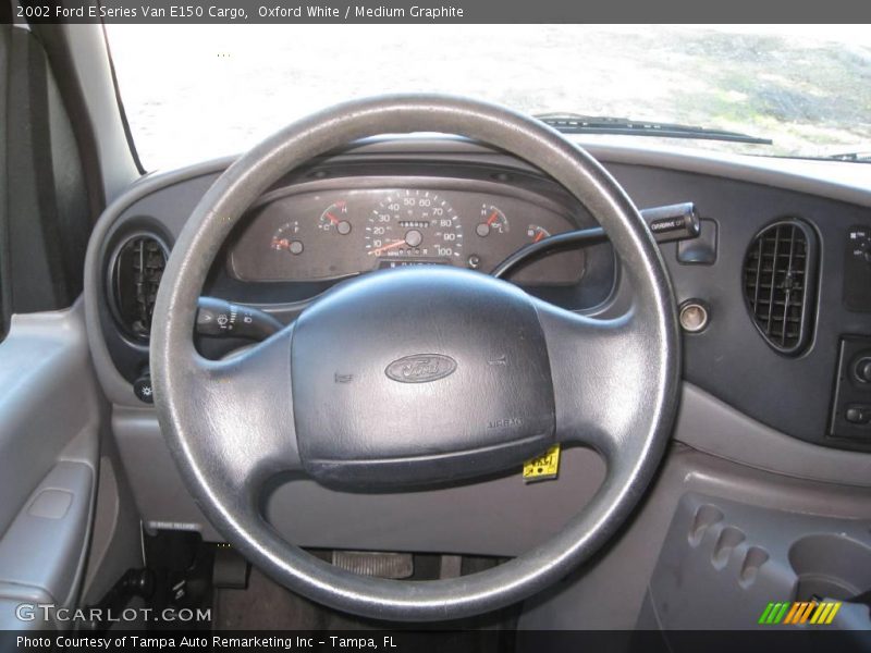 Oxford White / Medium Graphite 2002 Ford E Series Van E150 Cargo