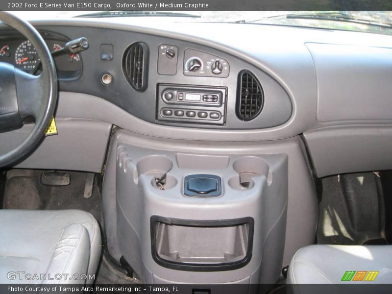 Oxford White / Medium Graphite 2002 Ford E Series Van E150 Cargo