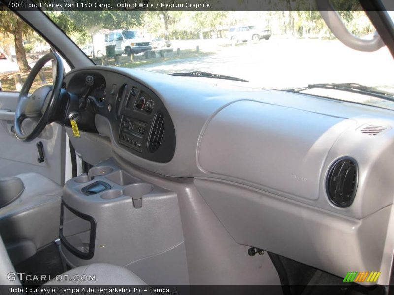 Oxford White / Medium Graphite 2002 Ford E Series Van E150 Cargo
