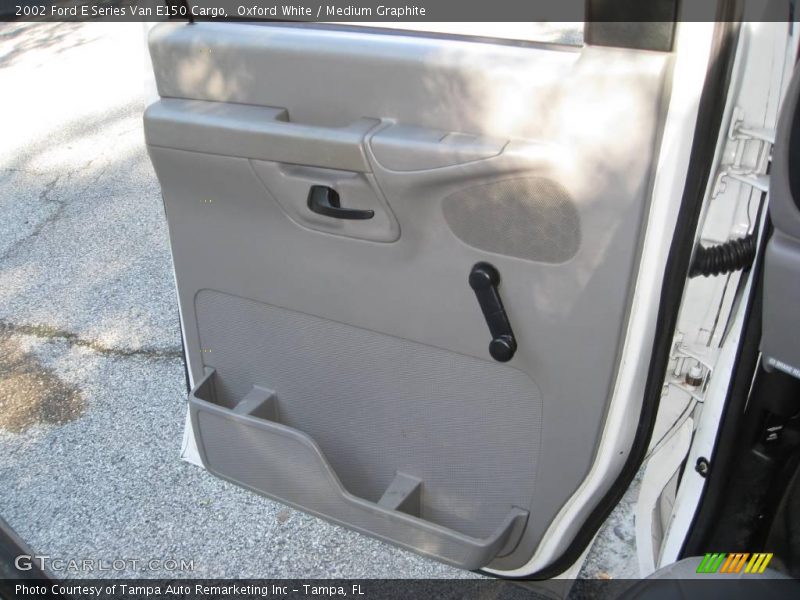 Oxford White / Medium Graphite 2002 Ford E Series Van E150 Cargo