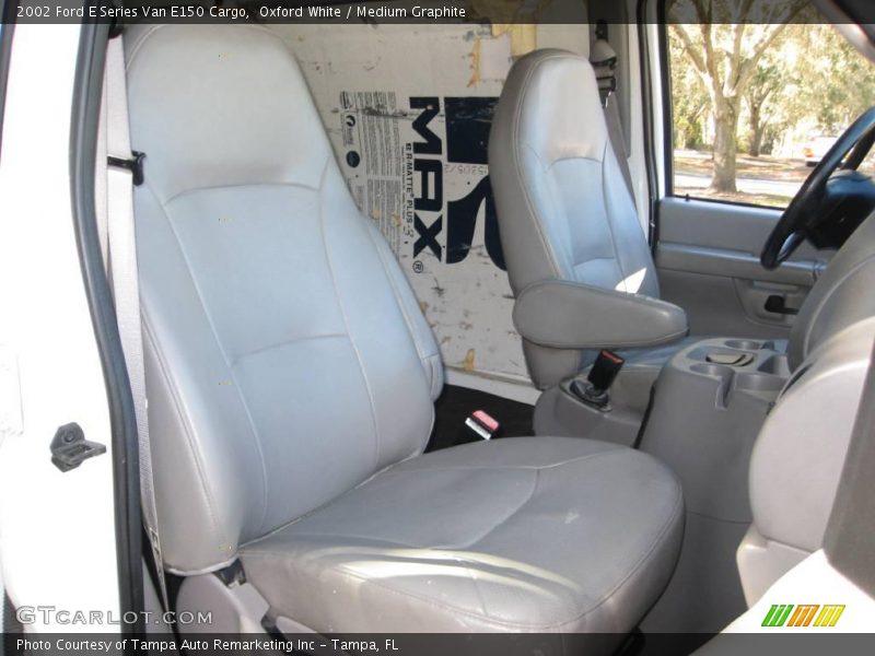 Oxford White / Medium Graphite 2002 Ford E Series Van E150 Cargo