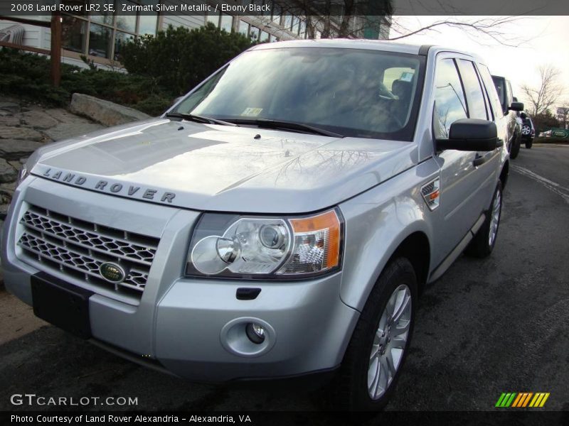 Zermatt Silver Metallic / Ebony Black 2008 Land Rover LR2 SE
