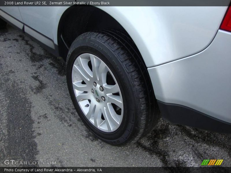 Zermatt Silver Metallic / Ebony Black 2008 Land Rover LR2 SE