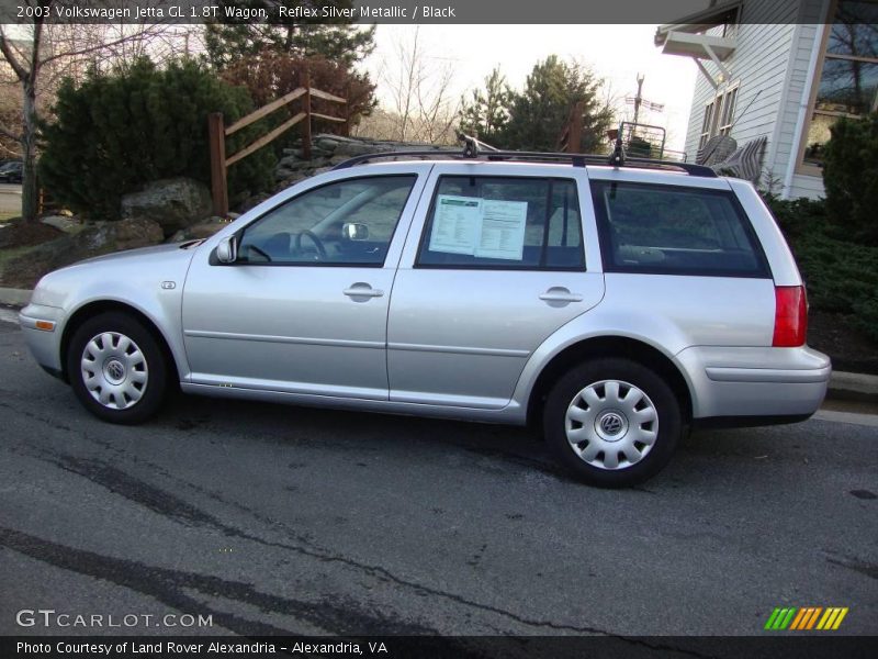 Reflex Silver Metallic / Black 2003 Volkswagen Jetta GL 1.8T Wagon