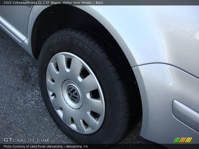 Reflex Silver Metallic / Black 2003 Volkswagen Jetta GL 1.8T Wagon
