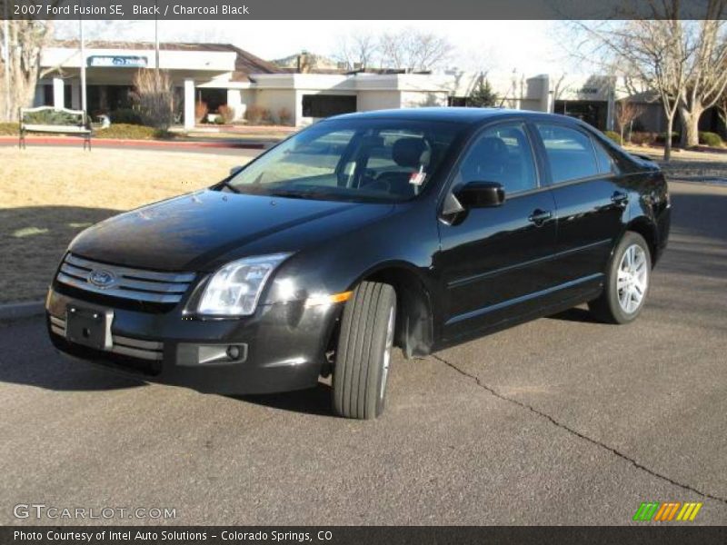 Black / Charcoal Black 2007 Ford Fusion SE