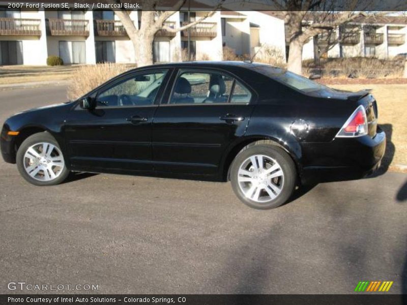 Black / Charcoal Black 2007 Ford Fusion SE