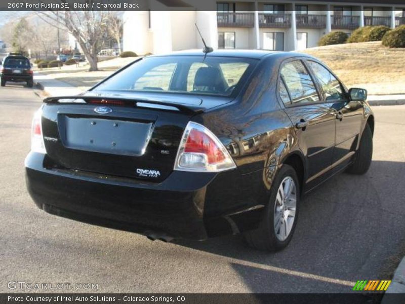 Black / Charcoal Black 2007 Ford Fusion SE
