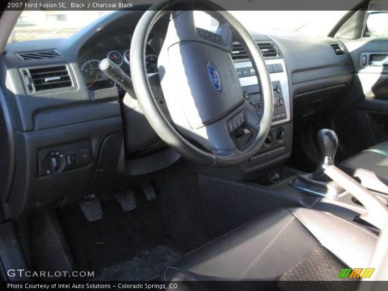 Black / Charcoal Black 2007 Ford Fusion SE