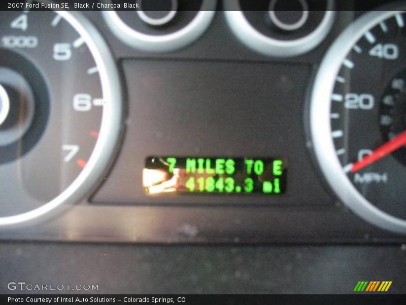 Black / Charcoal Black 2007 Ford Fusion SE