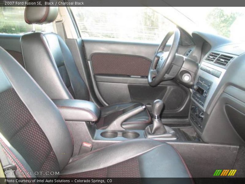 Black / Charcoal Black 2007 Ford Fusion SE