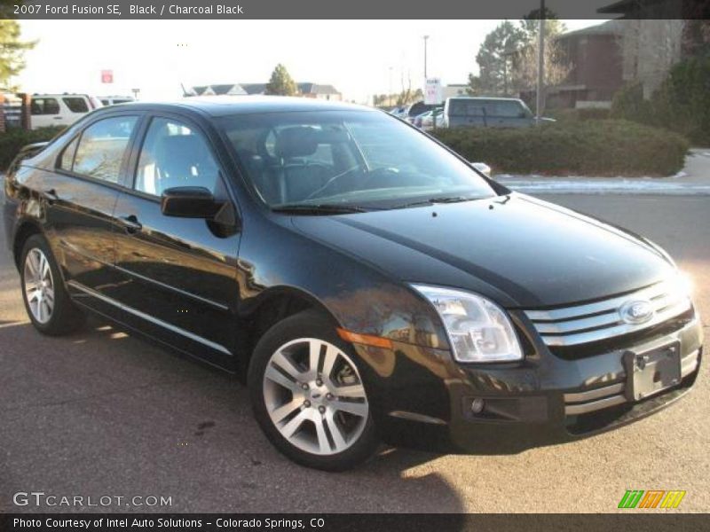 Black / Charcoal Black 2007 Ford Fusion SE