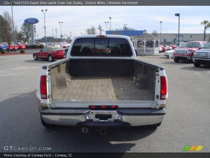 Oxford White / Medium Parchment 2000 Ford F350 Super Duty Lariat Crew Cab Dually