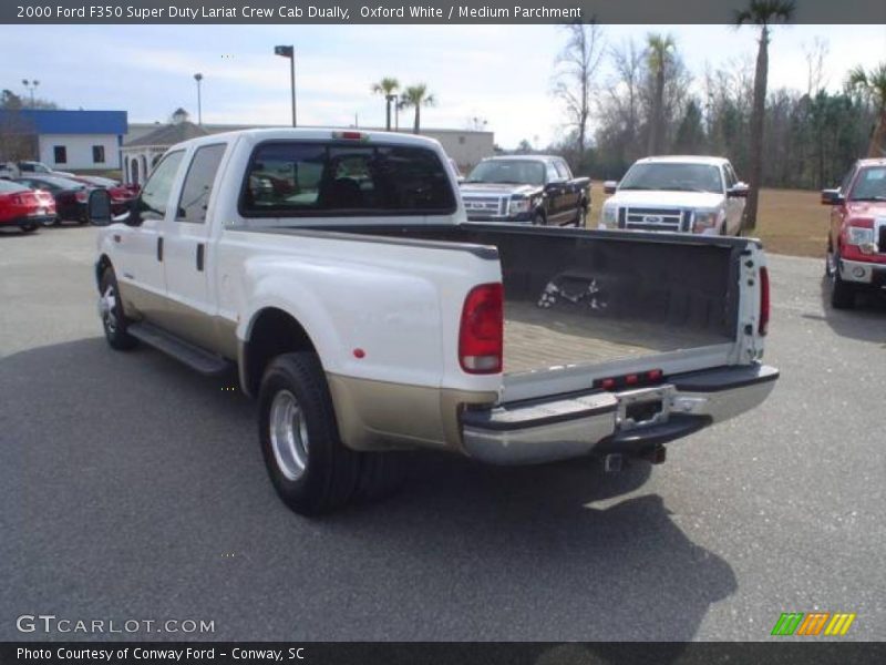 Oxford White / Medium Parchment 2000 Ford F350 Super Duty Lariat Crew Cab Dually