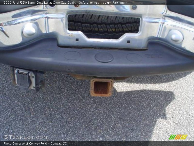 Oxford White / Medium Parchment 2000 Ford F350 Super Duty Lariat Crew Cab Dually