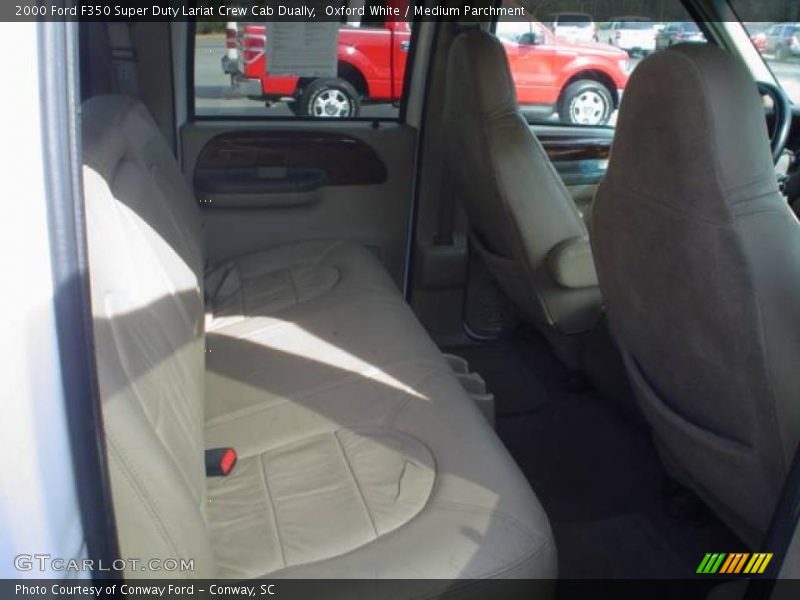 Oxford White / Medium Parchment 2000 Ford F350 Super Duty Lariat Crew Cab Dually