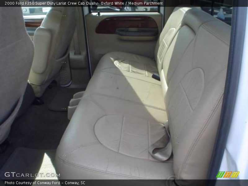 Oxford White / Medium Parchment 2000 Ford F350 Super Duty Lariat Crew Cab Dually