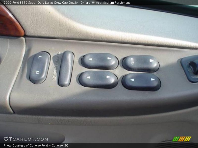 Oxford White / Medium Parchment 2000 Ford F350 Super Duty Lariat Crew Cab Dually
