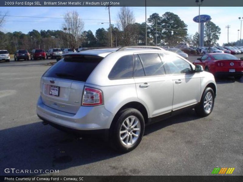 Brilliant Silver Metallic / Medium Light Stone 2009 Ford Edge SEL