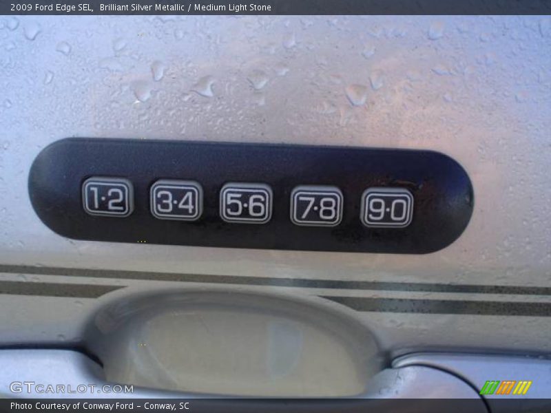 Brilliant Silver Metallic / Medium Light Stone 2009 Ford Edge SEL