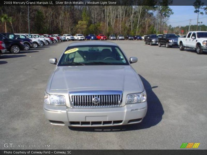 Silver Birch Metallic / Medium Light Stone 2009 Mercury Grand Marquis LS