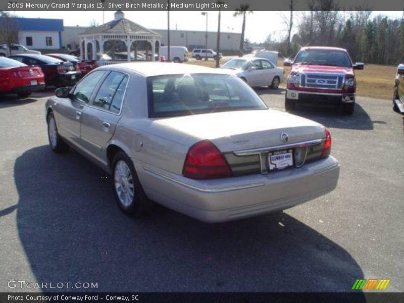 Silver Birch Metallic / Medium Light Stone 2009 Mercury Grand Marquis LS