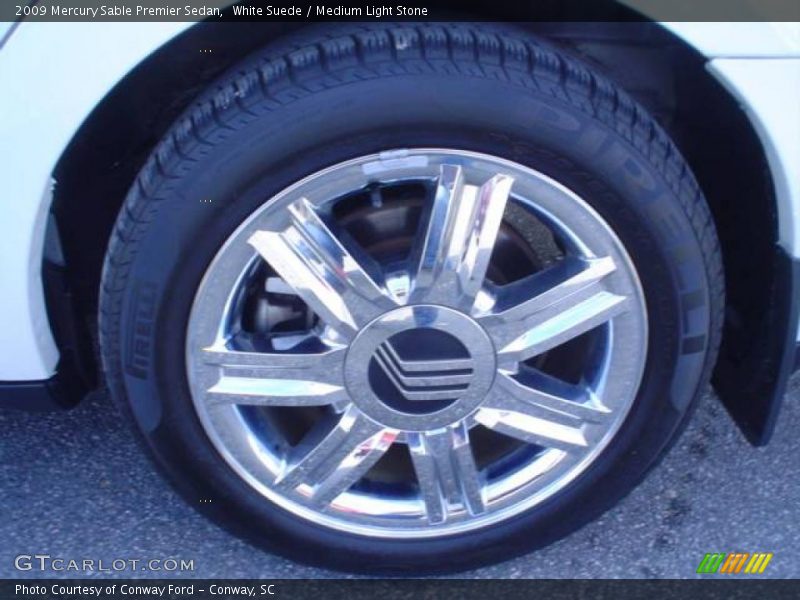 White Suede / Medium Light Stone 2009 Mercury Sable Premier Sedan