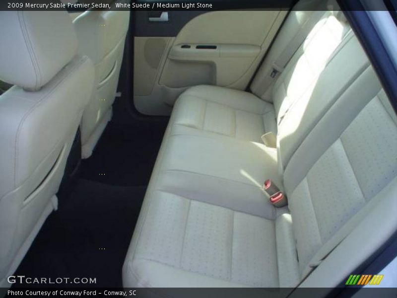 White Suede / Medium Light Stone 2009 Mercury Sable Premier Sedan