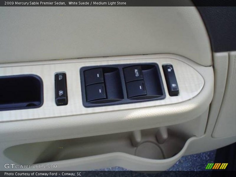 White Suede / Medium Light Stone 2009 Mercury Sable Premier Sedan