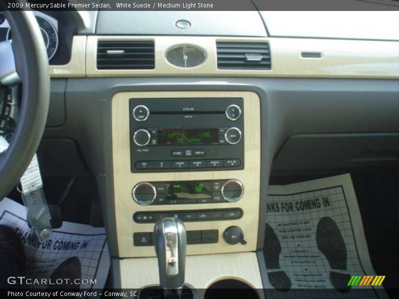 White Suede / Medium Light Stone 2009 Mercury Sable Premier Sedan
