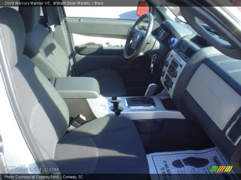 Brilliant Silver Metallic / Black 2009 Mercury Mariner V6