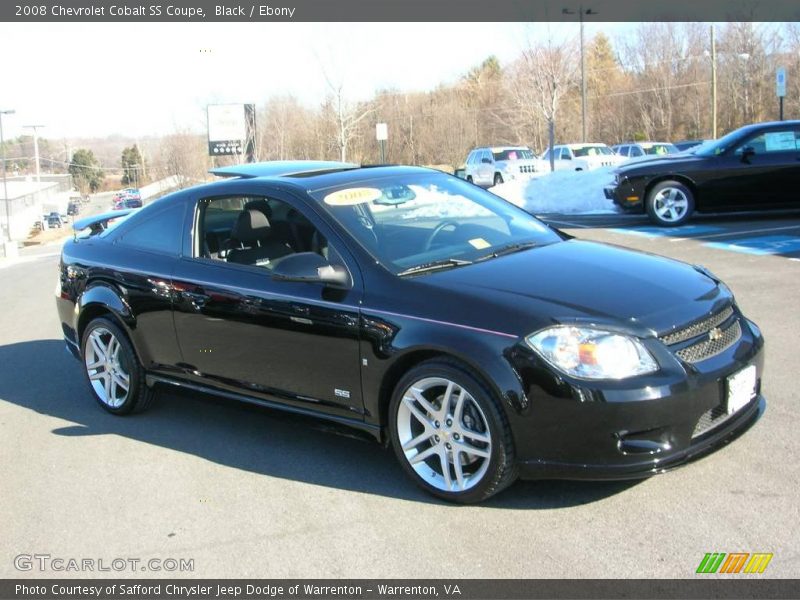 Black / Ebony 2008 Chevrolet Cobalt SS Coupe