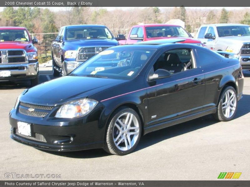 Black / Ebony 2008 Chevrolet Cobalt SS Coupe