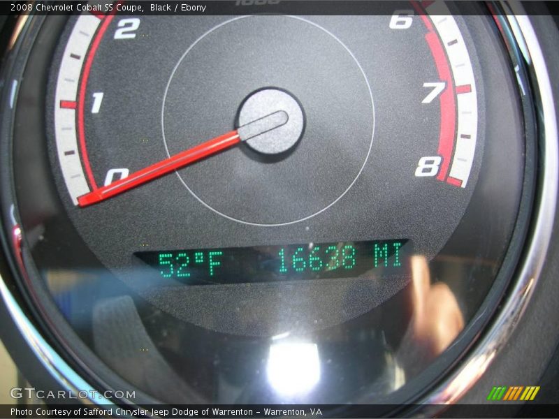 Black / Ebony 2008 Chevrolet Cobalt SS Coupe