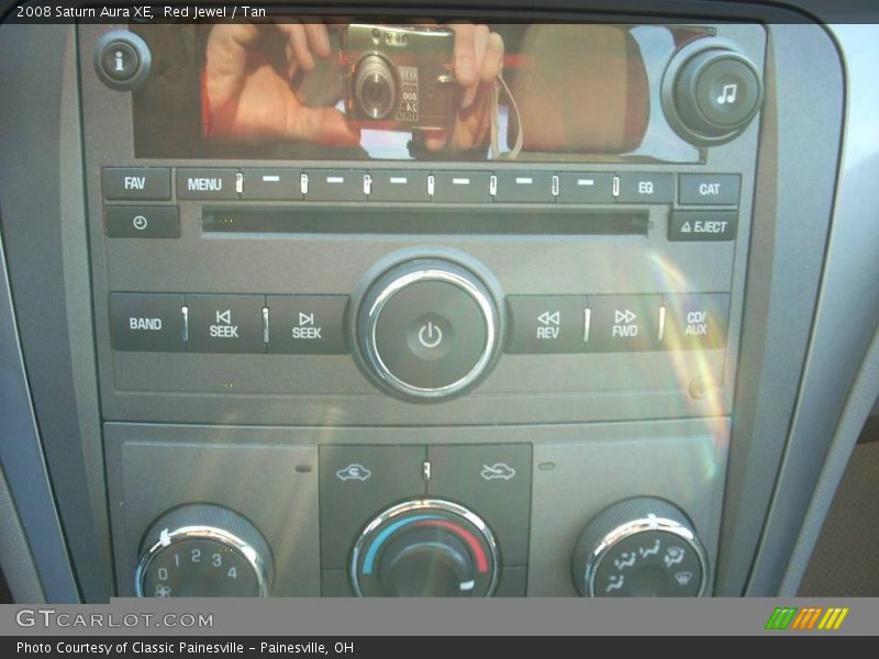 Red Jewel / Tan 2008 Saturn Aura XE