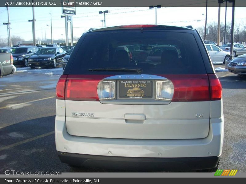 Platinum Metallic / Gray 2007 Buick Rendezvous CXL