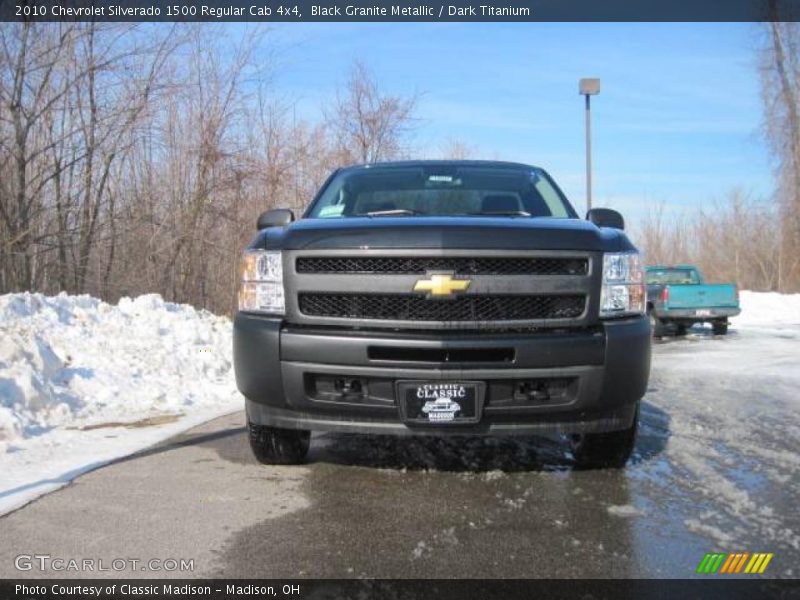 Black Granite Metallic / Dark Titanium 2010 Chevrolet Silverado 1500 Regular Cab 4x4