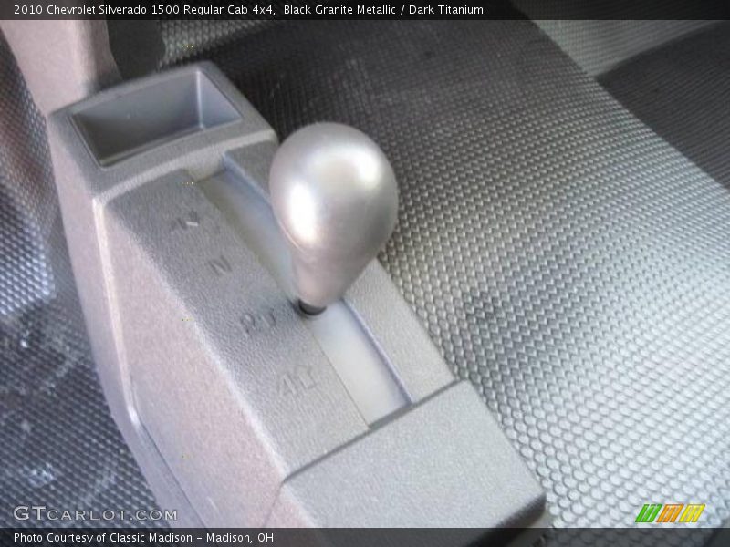 Black Granite Metallic / Dark Titanium 2010 Chevrolet Silverado 1500 Regular Cab 4x4