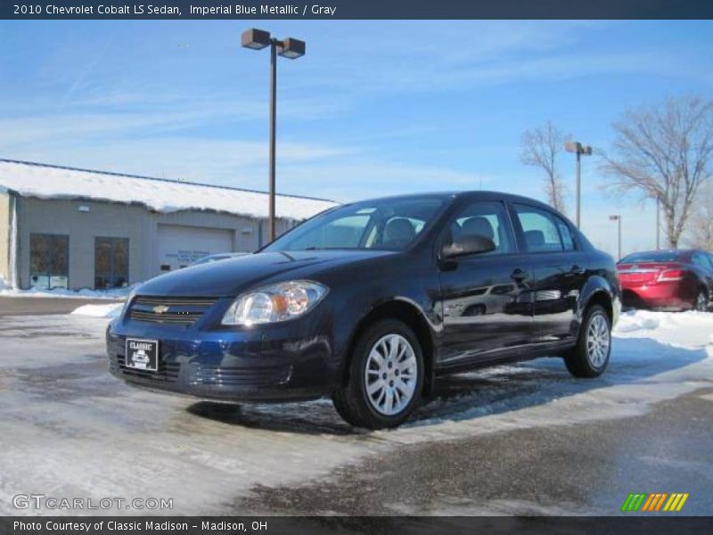 Imperial Blue Metallic / Gray 2010 Chevrolet Cobalt LS Sedan