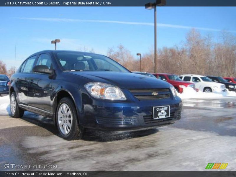 Imperial Blue Metallic / Gray 2010 Chevrolet Cobalt LS Sedan