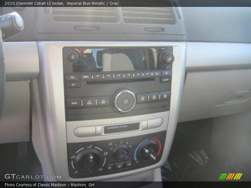 Imperial Blue Metallic / Gray 2010 Chevrolet Cobalt LS Sedan