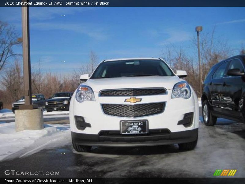 Summit White / Jet Black 2010 Chevrolet Equinox LT AWD