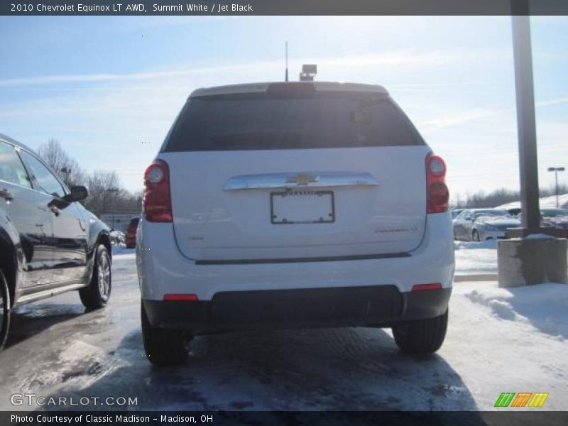 Summit White / Jet Black 2010 Chevrolet Equinox LT AWD